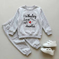 Grey I Love Kids Winter Suit
