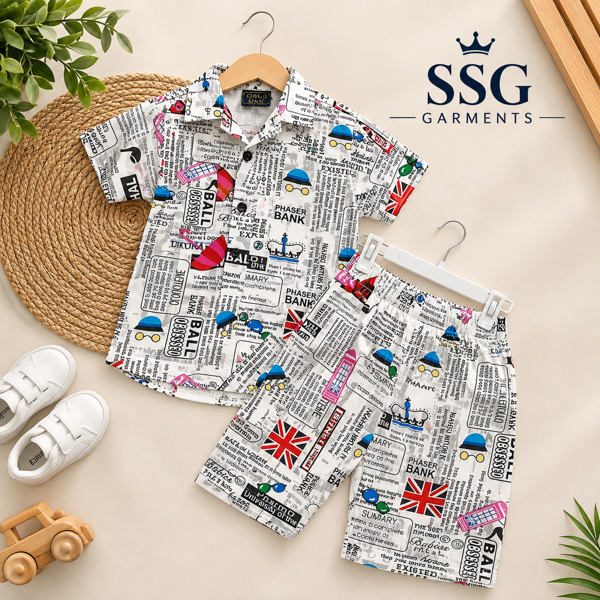 White & Blue Tax China Imported Linen