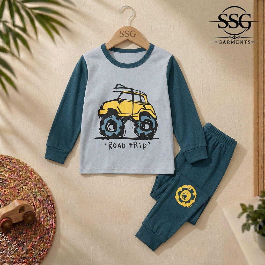 Road Trip Full Sleeve Four Season Fabric