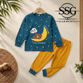 Moon Star Bear Full Sleeve Four Season Fabric