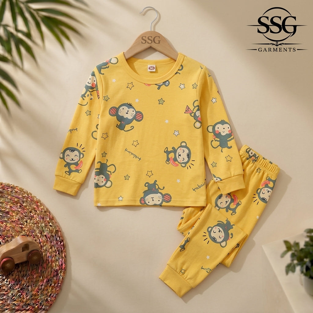 Yellow Monkey Full Sleeve Four Season Fabric
