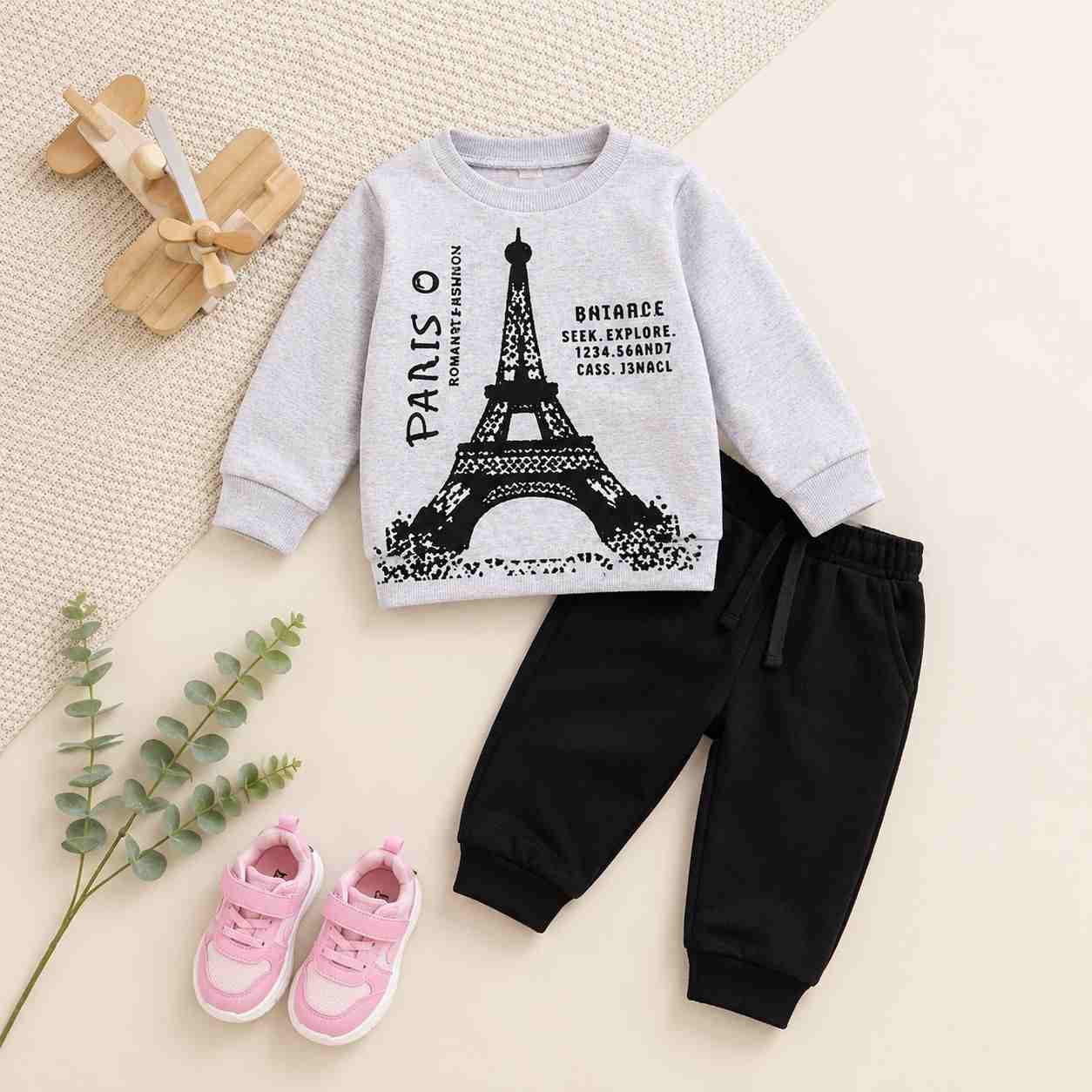 Paris Tower Kids Winter Suit