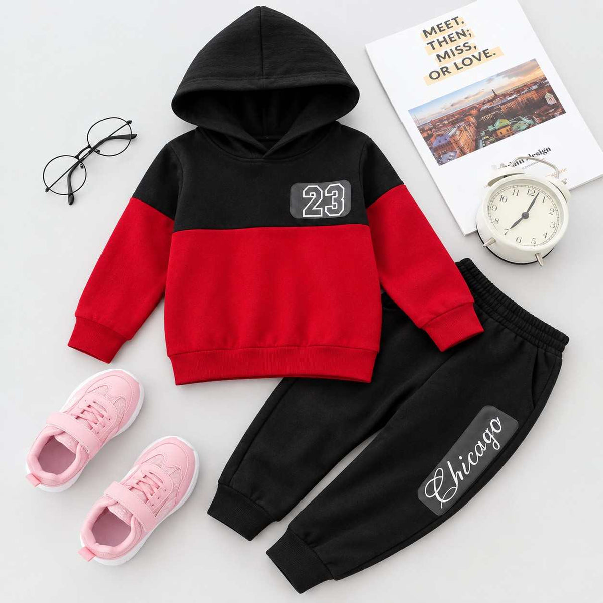 Red 23 Kids Winter Suit